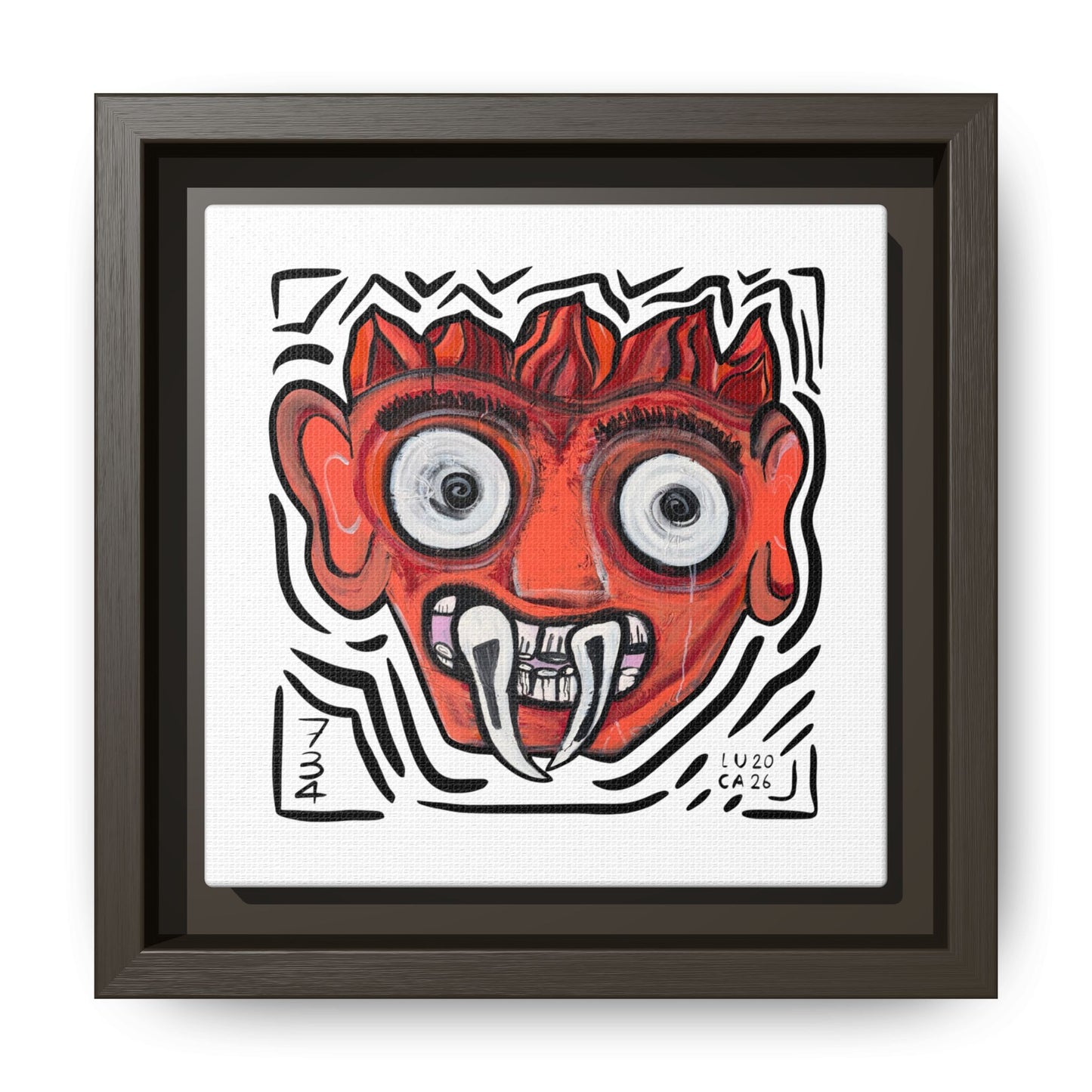 Framed Fire Guardian print