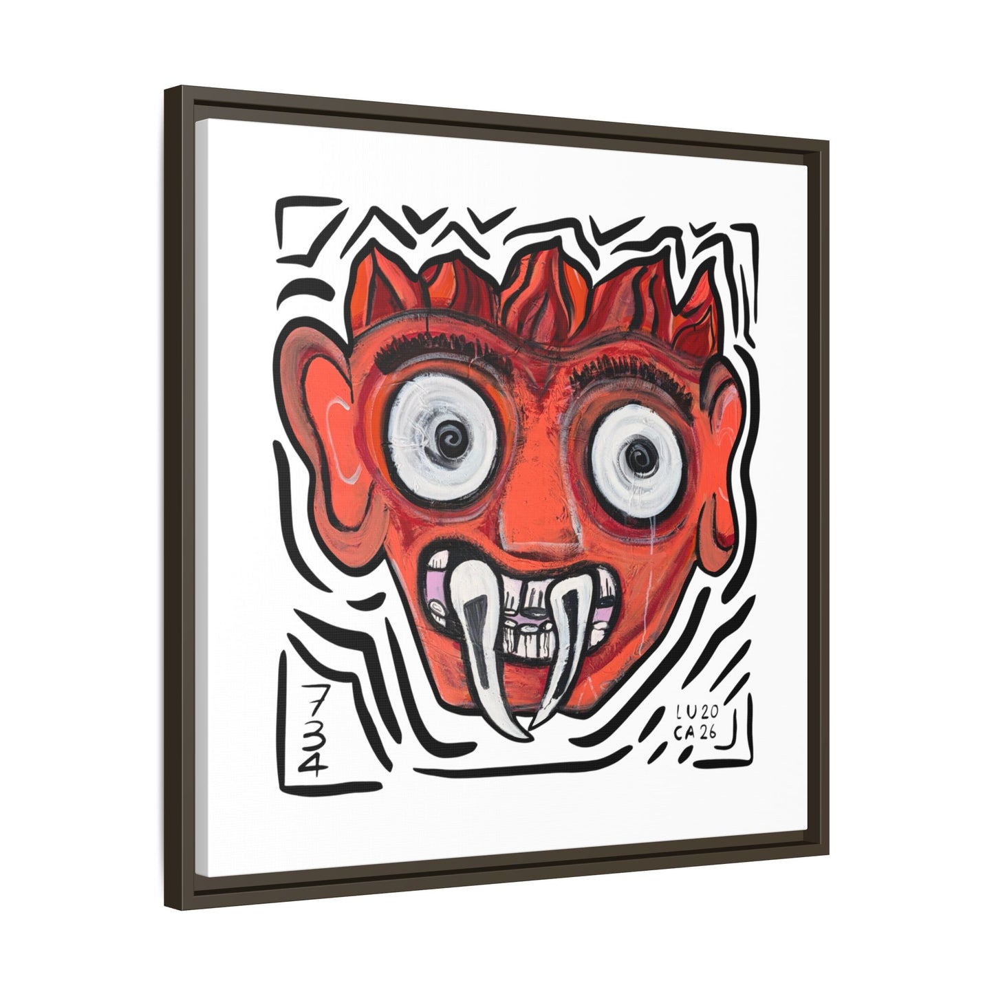 Framed Fire Guardian print