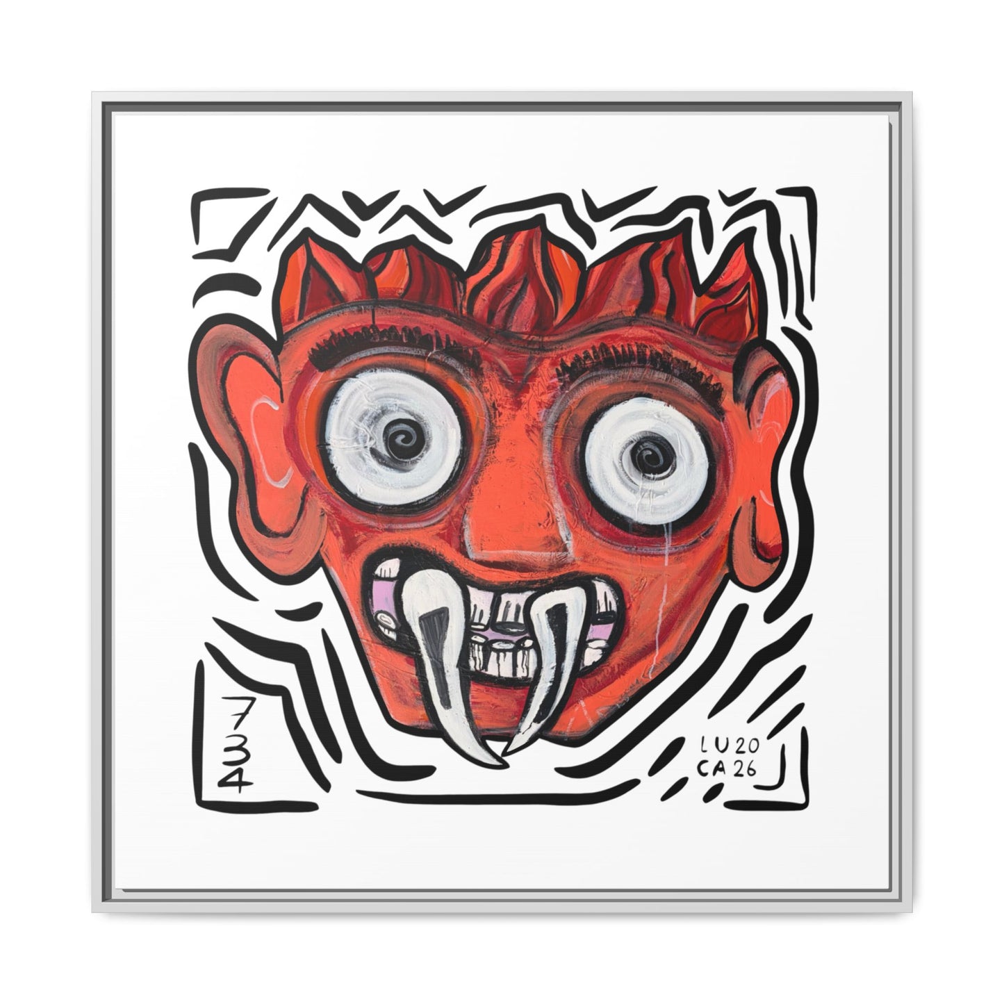 Framed Fire Guardian print