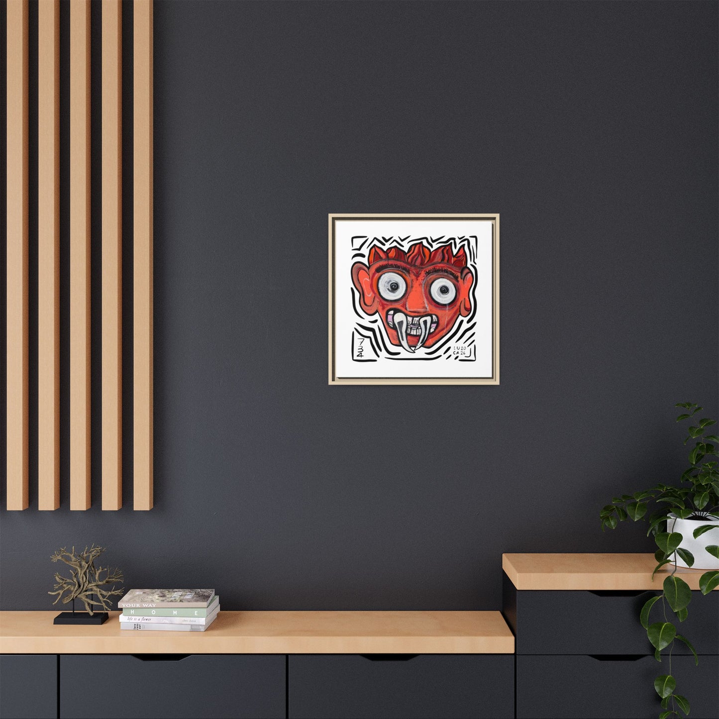 Framed Fire Guardian print