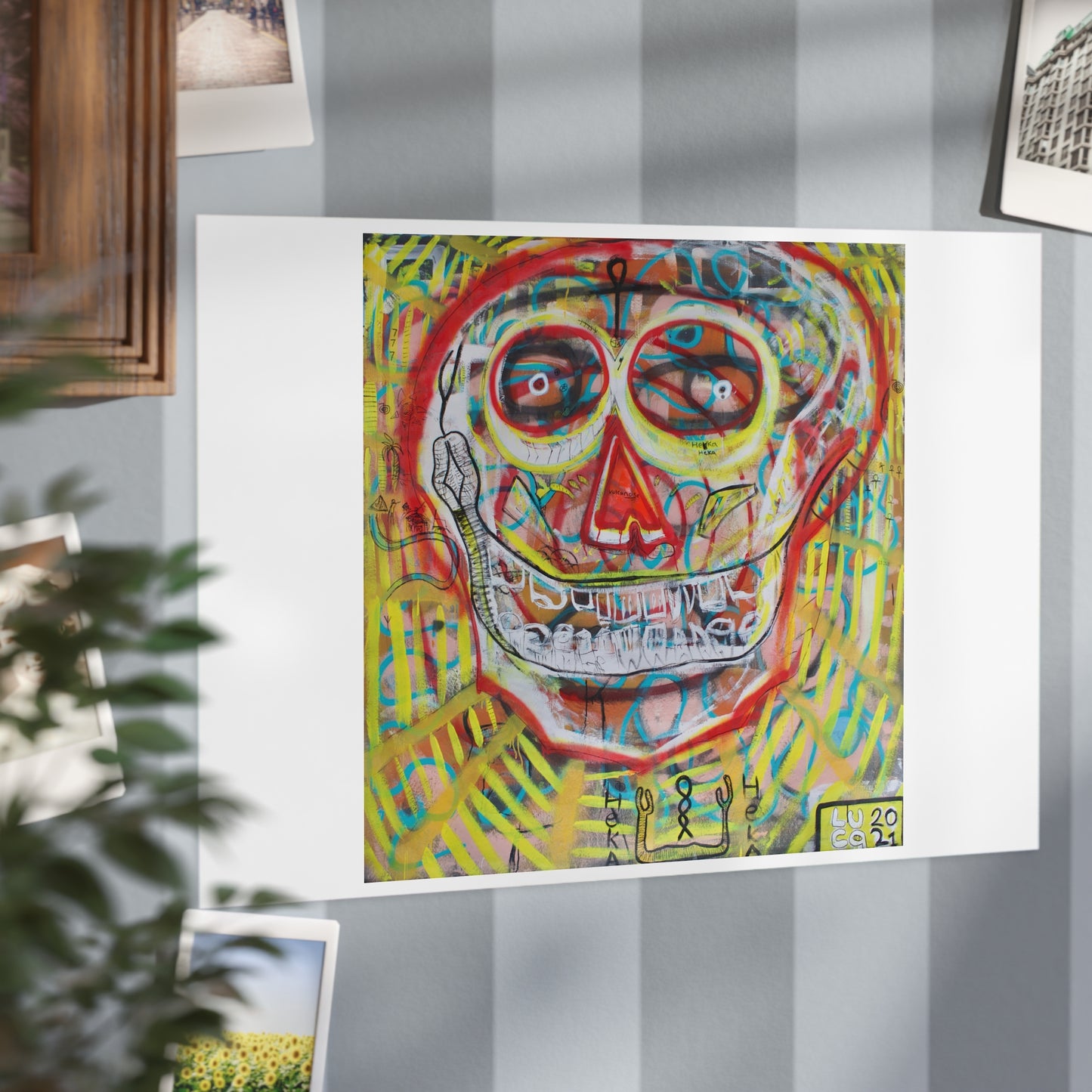 Hekas Web Art Print