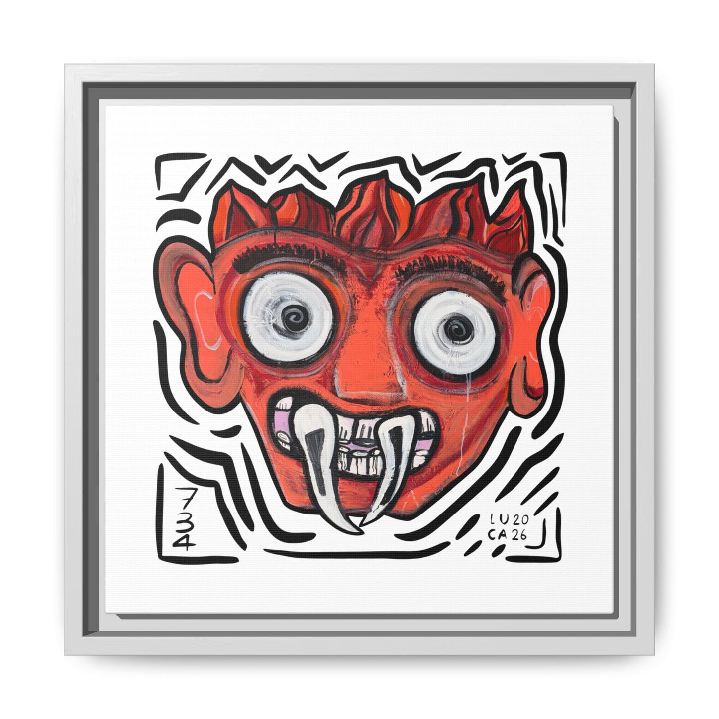 Framed Fire Guardian print