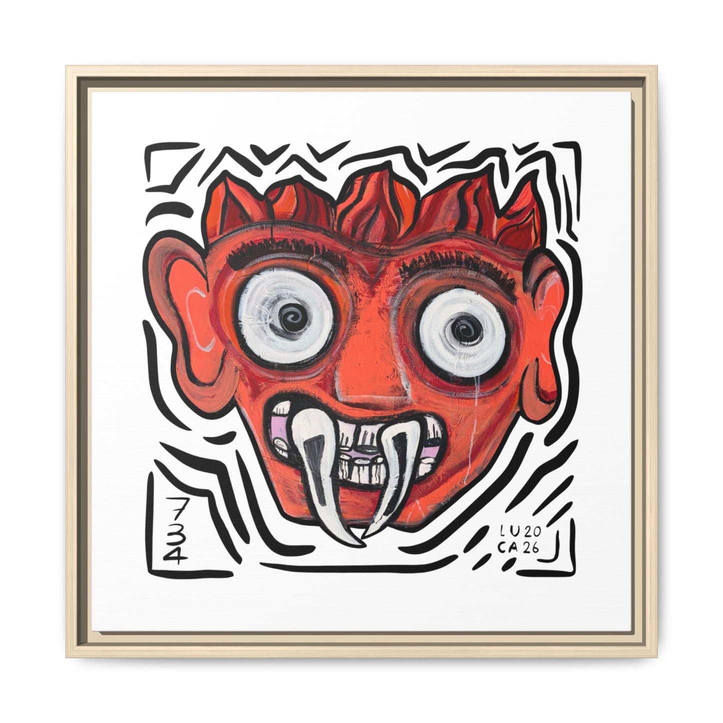 Framed Fire Guardian print
