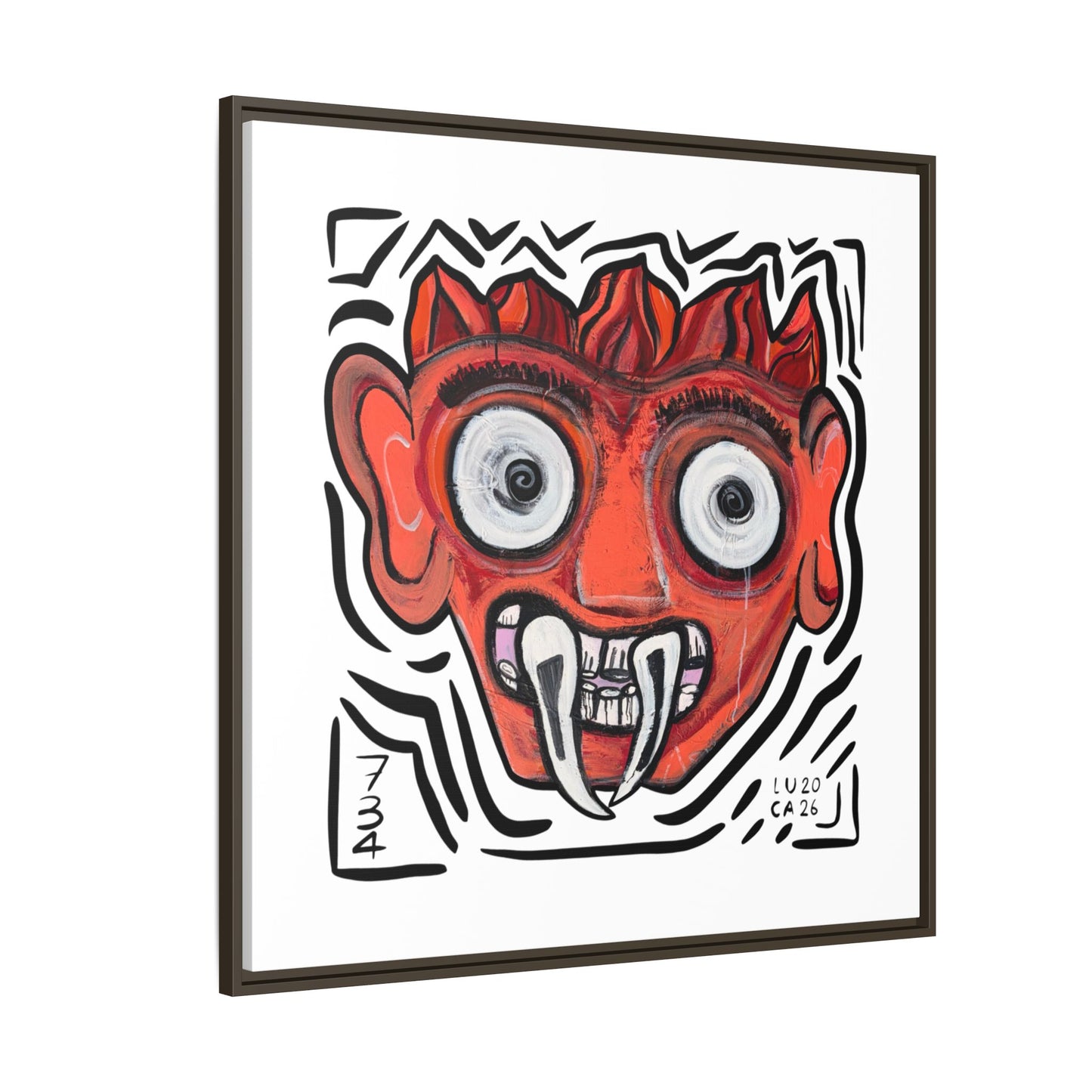 Framed Fire Guardian print