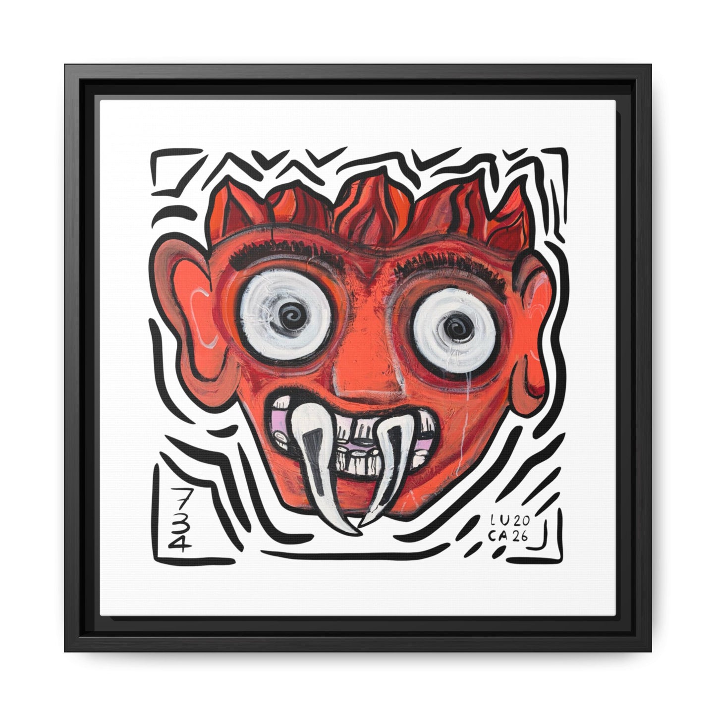 Framed Fire Guardian print