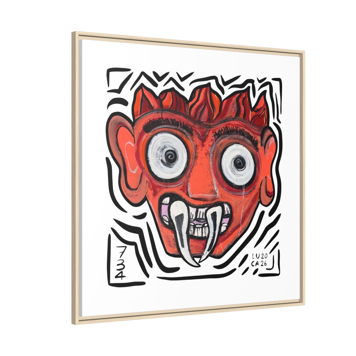 Framed Fire Guardian print