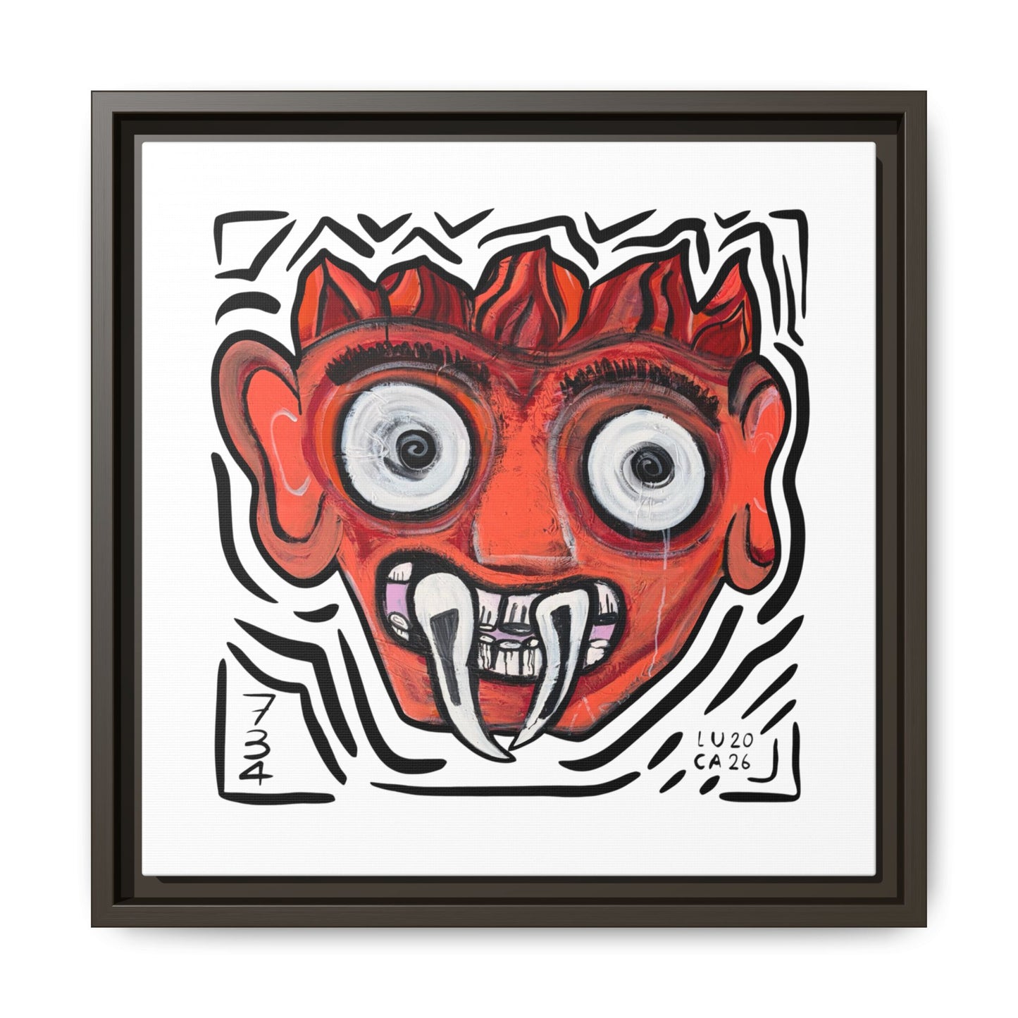 Framed Fire Guardian print