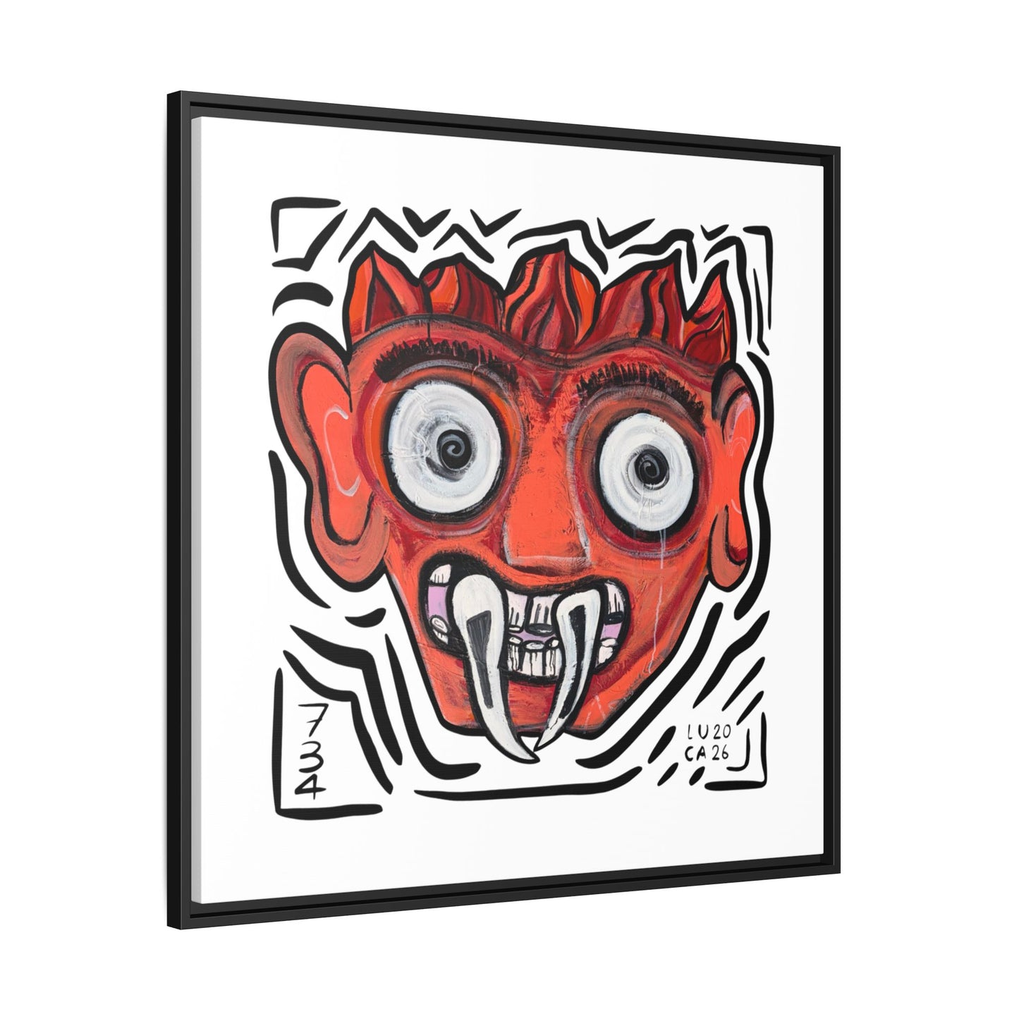 Framed Fire Guardian print