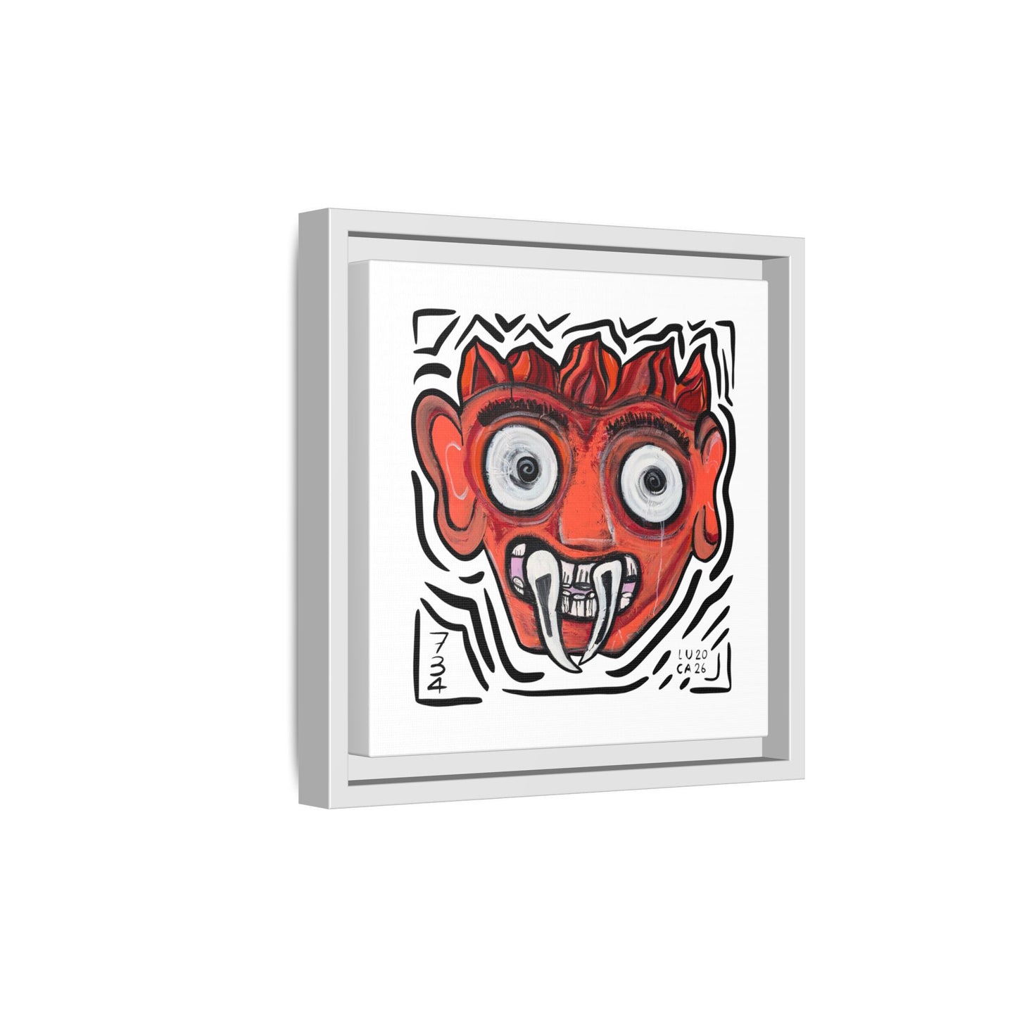 Framed Fire Guardian print