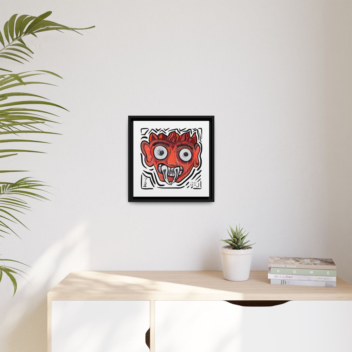 Framed Fire Guardian print