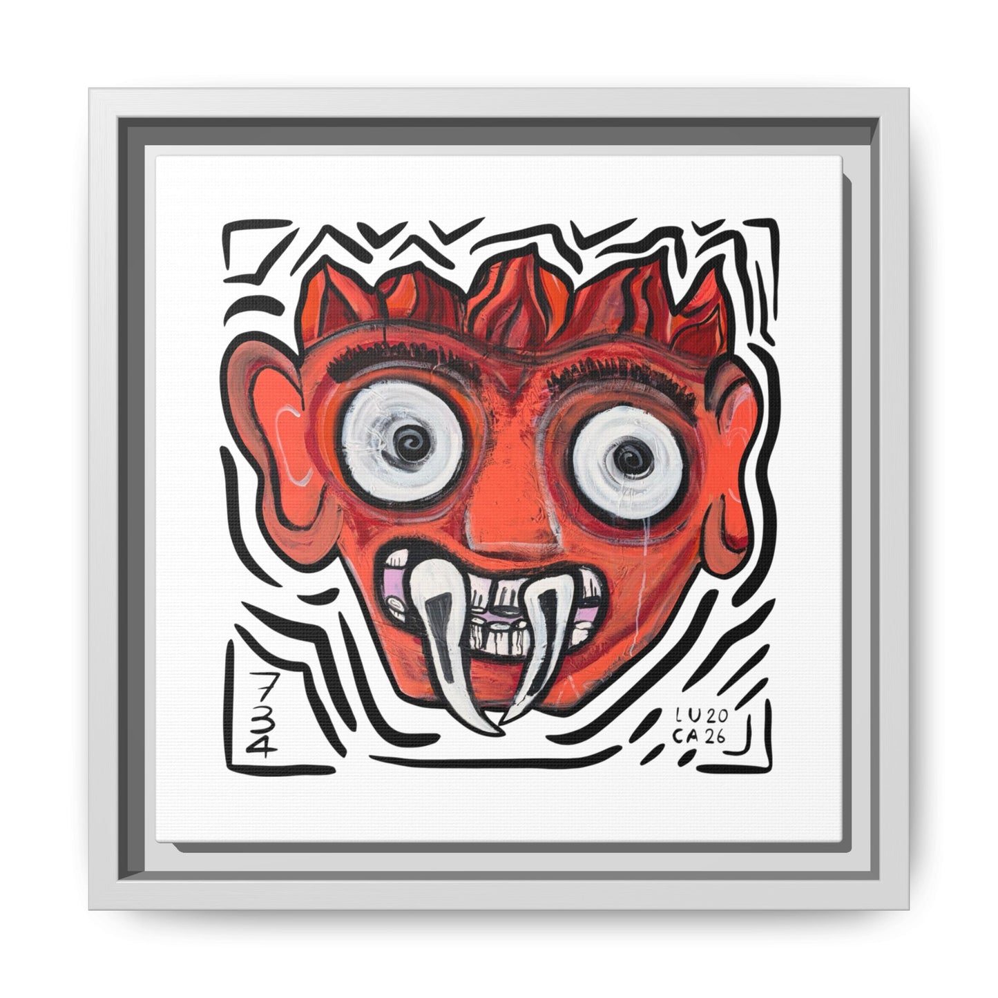 Framed Fire Guardian print