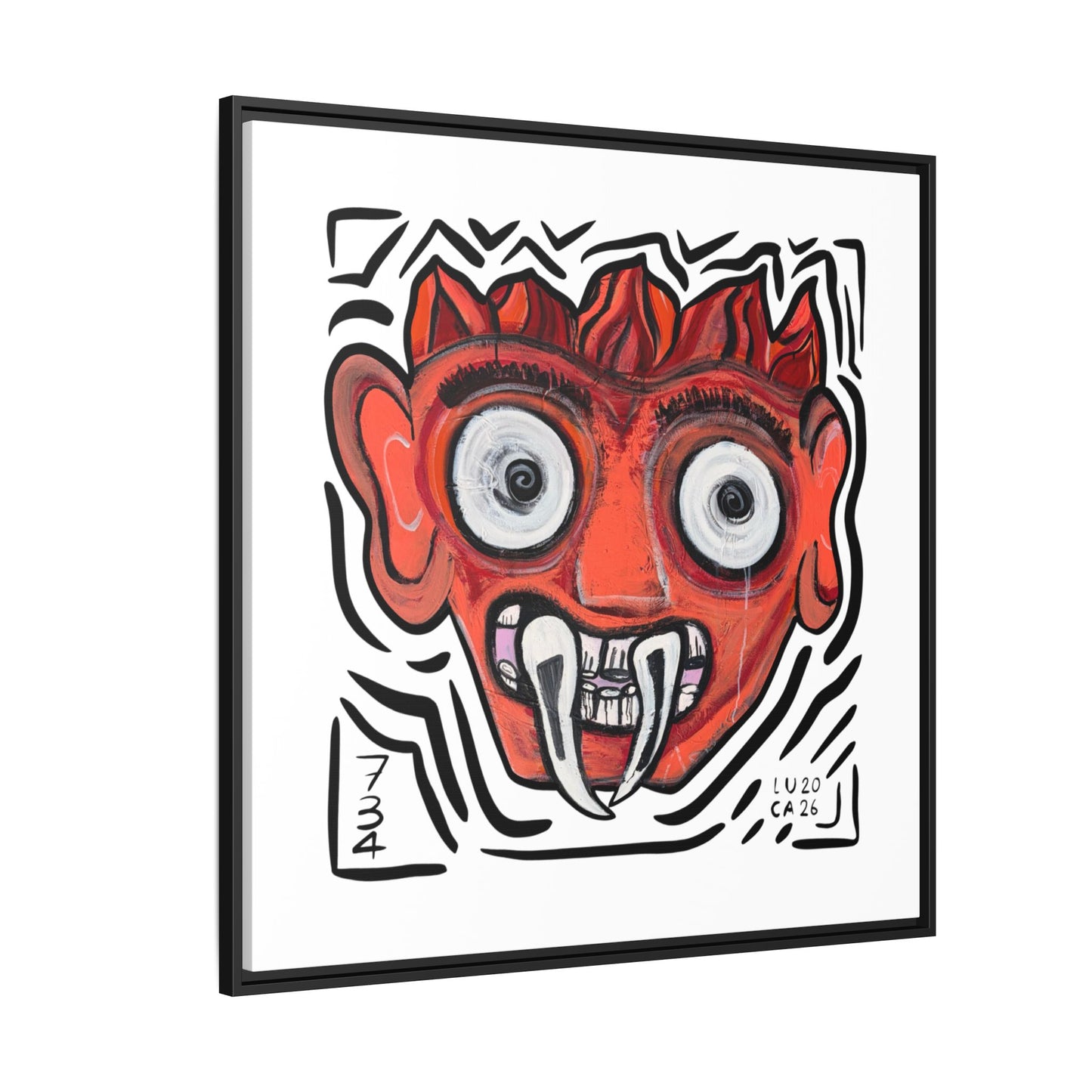 Framed Fire Guardian print