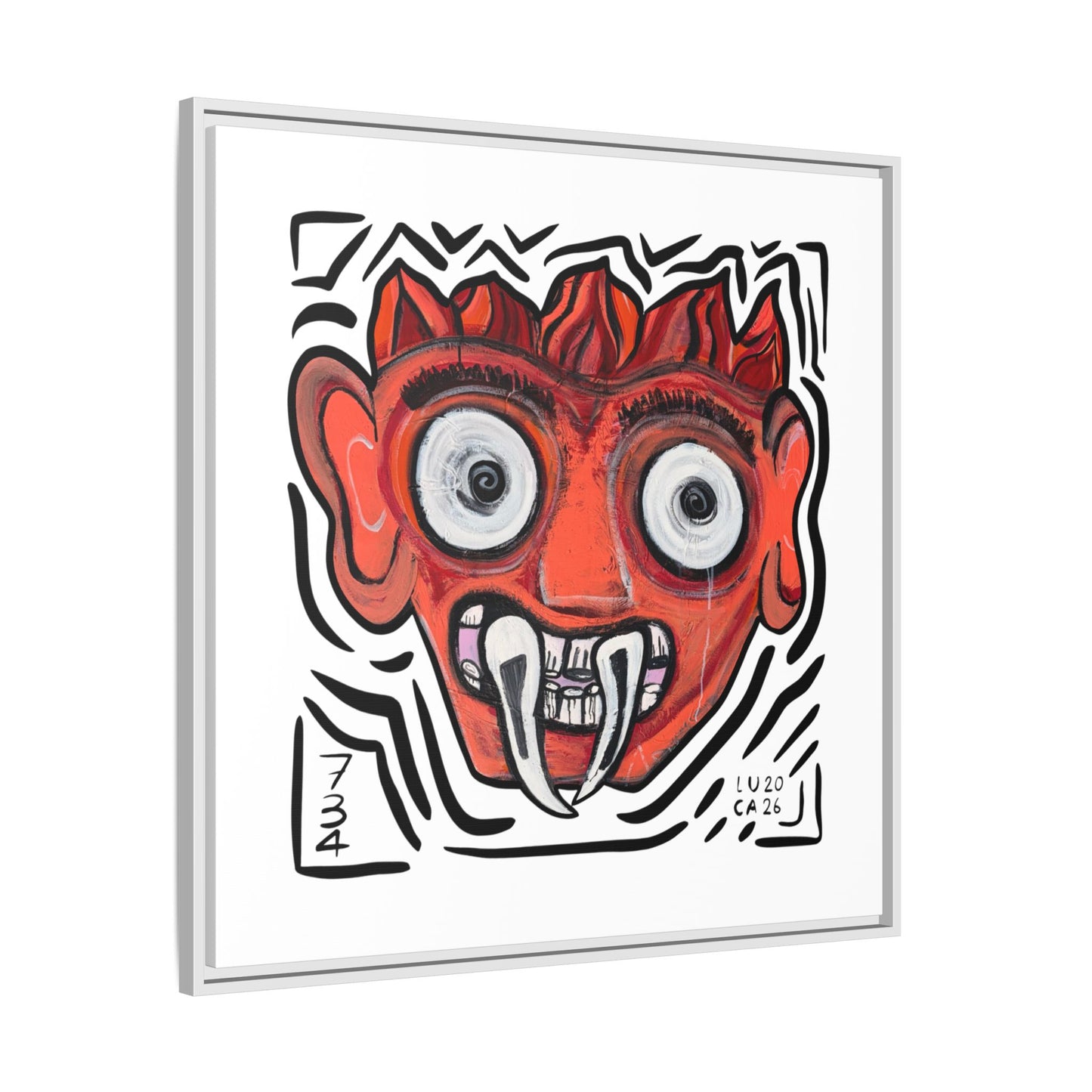 Framed Fire Guardian print