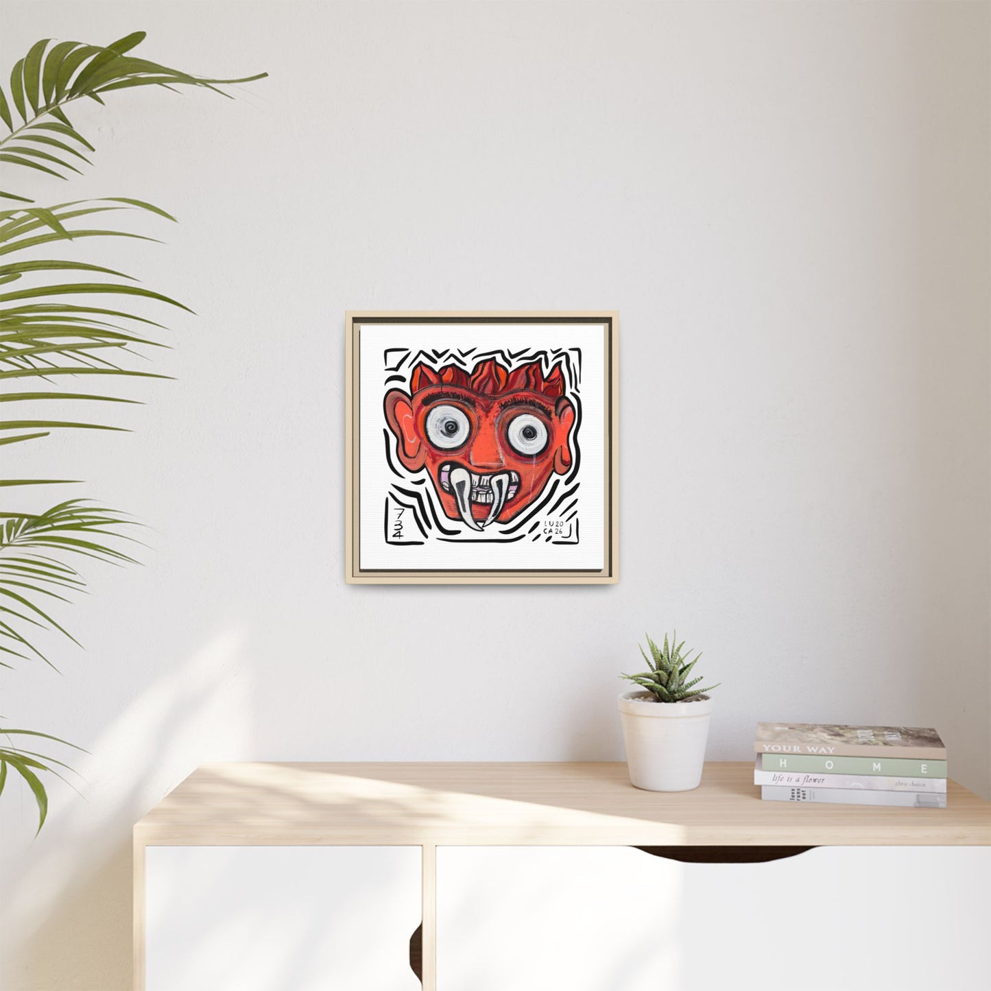 Framed Fire Guardian print