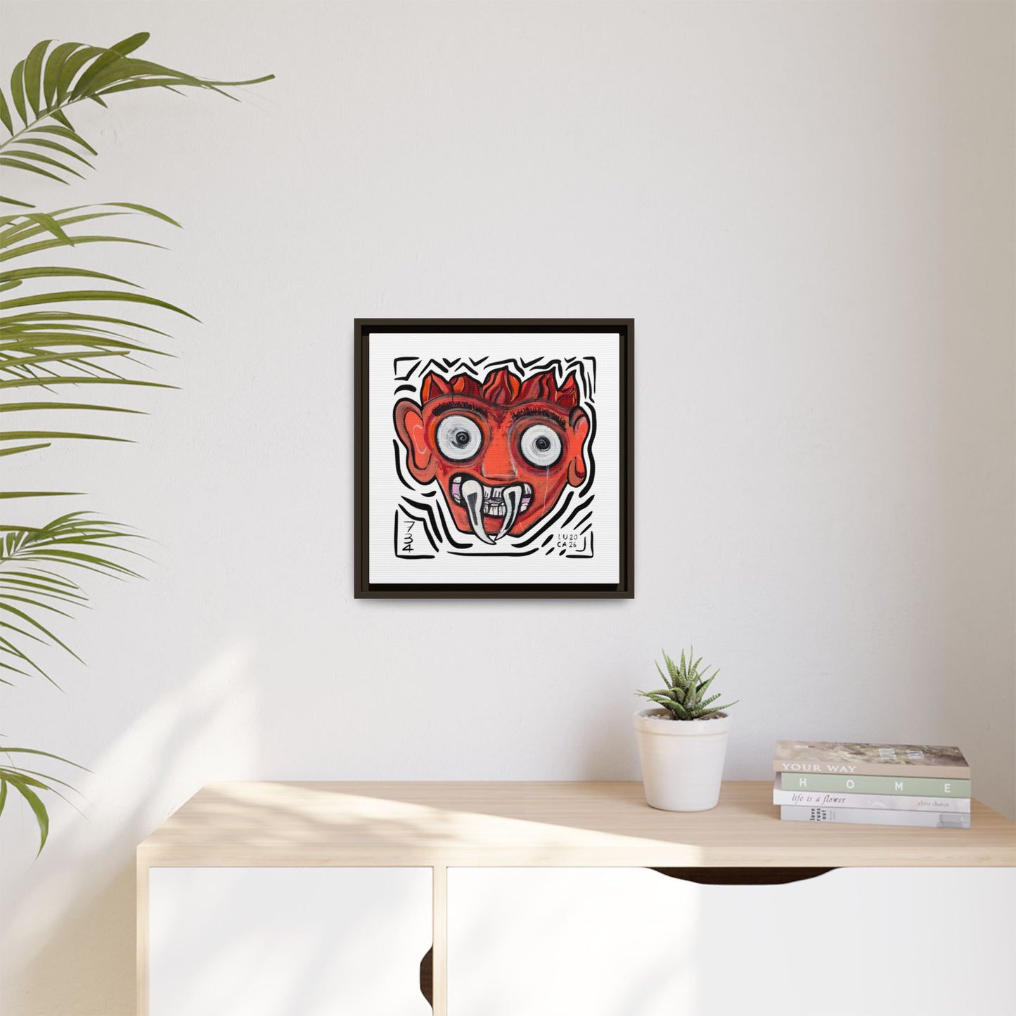 Framed Fire Guardian print