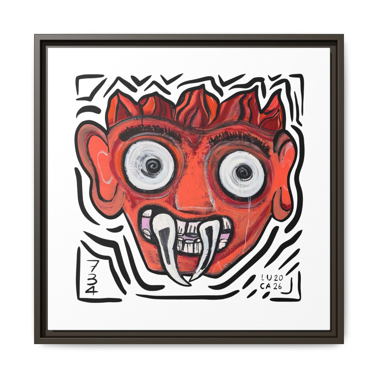 Framed Fire Guardian print