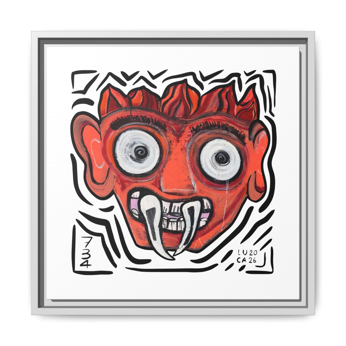Framed Fire Guardian print