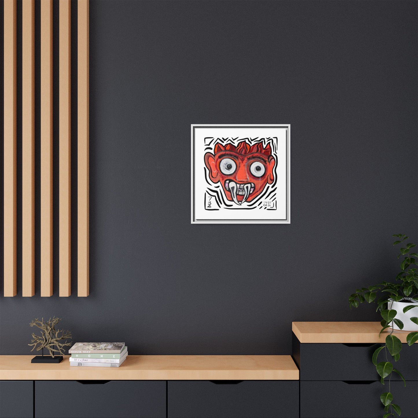 Framed Fire Guardian print