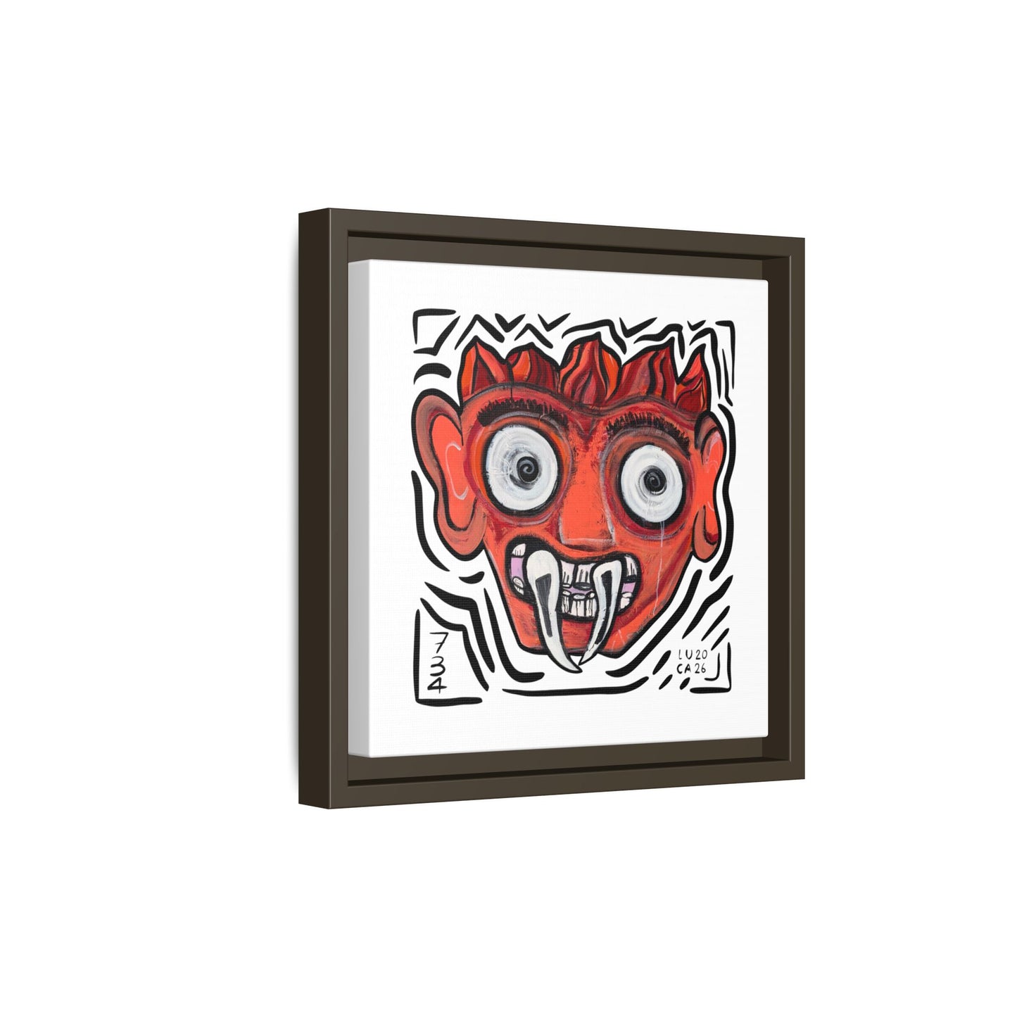 Framed Fire Guardian print