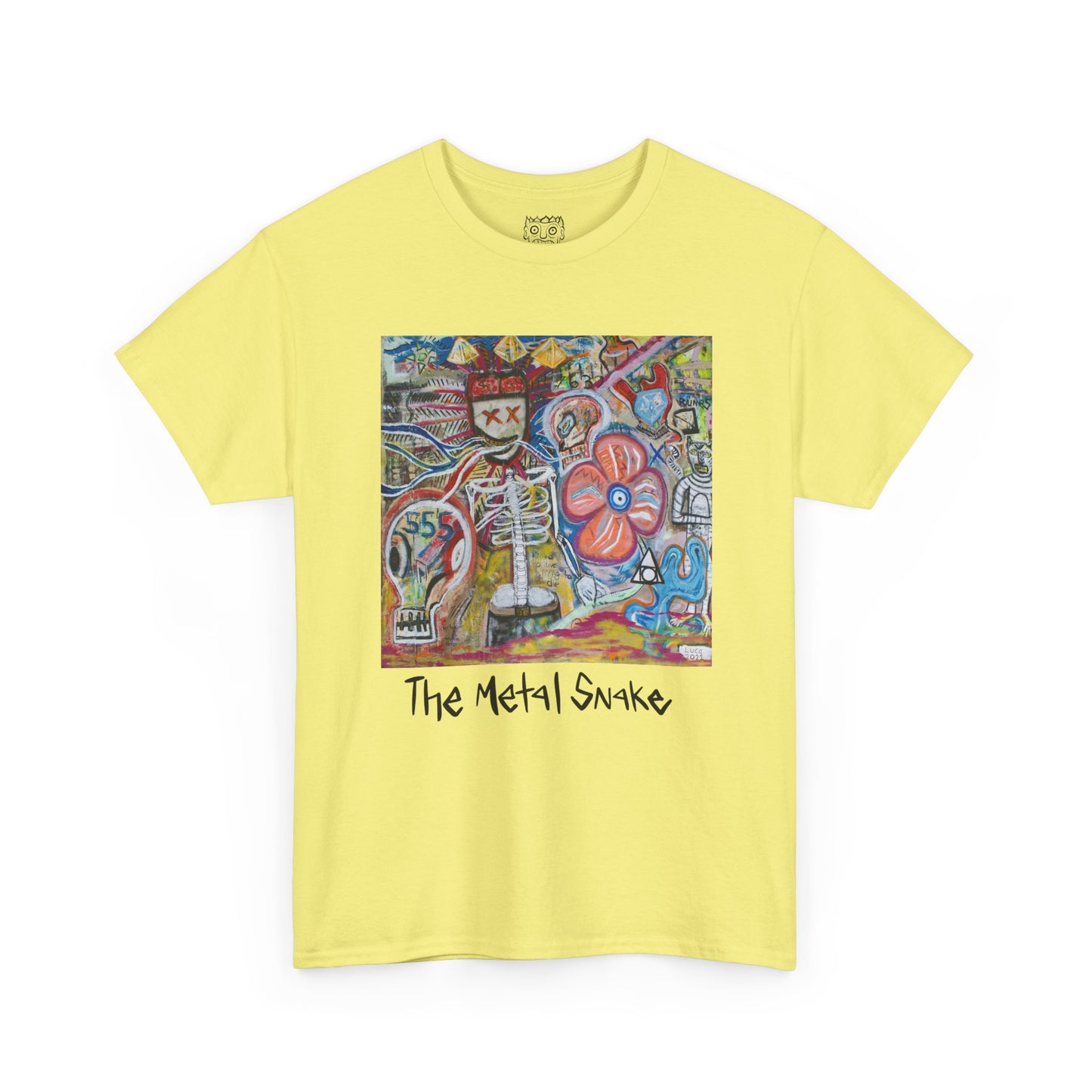 Skull & Pentagram Tee — "The Metal Snake" Graphic T-Shirt