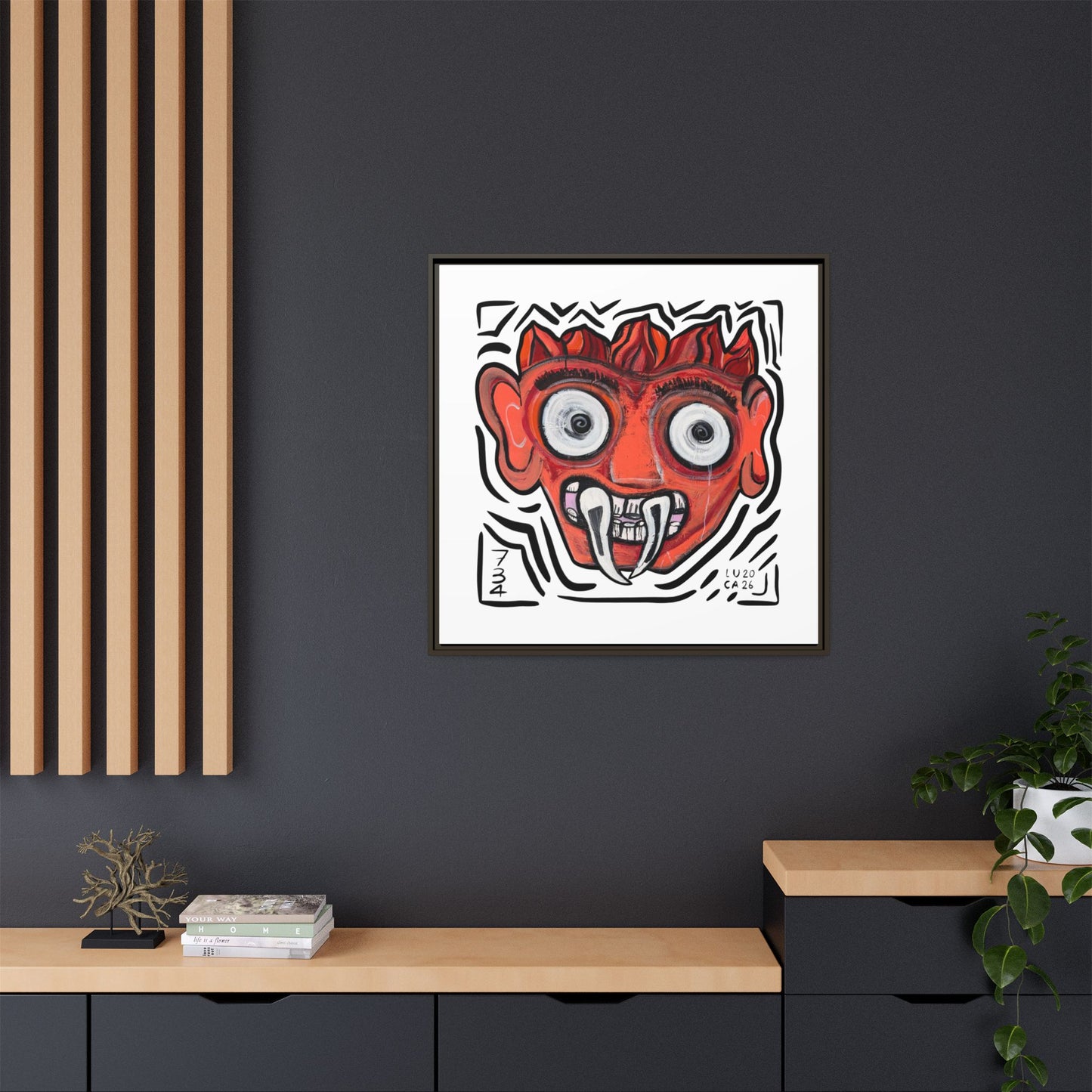 Framed Fire Guardian print