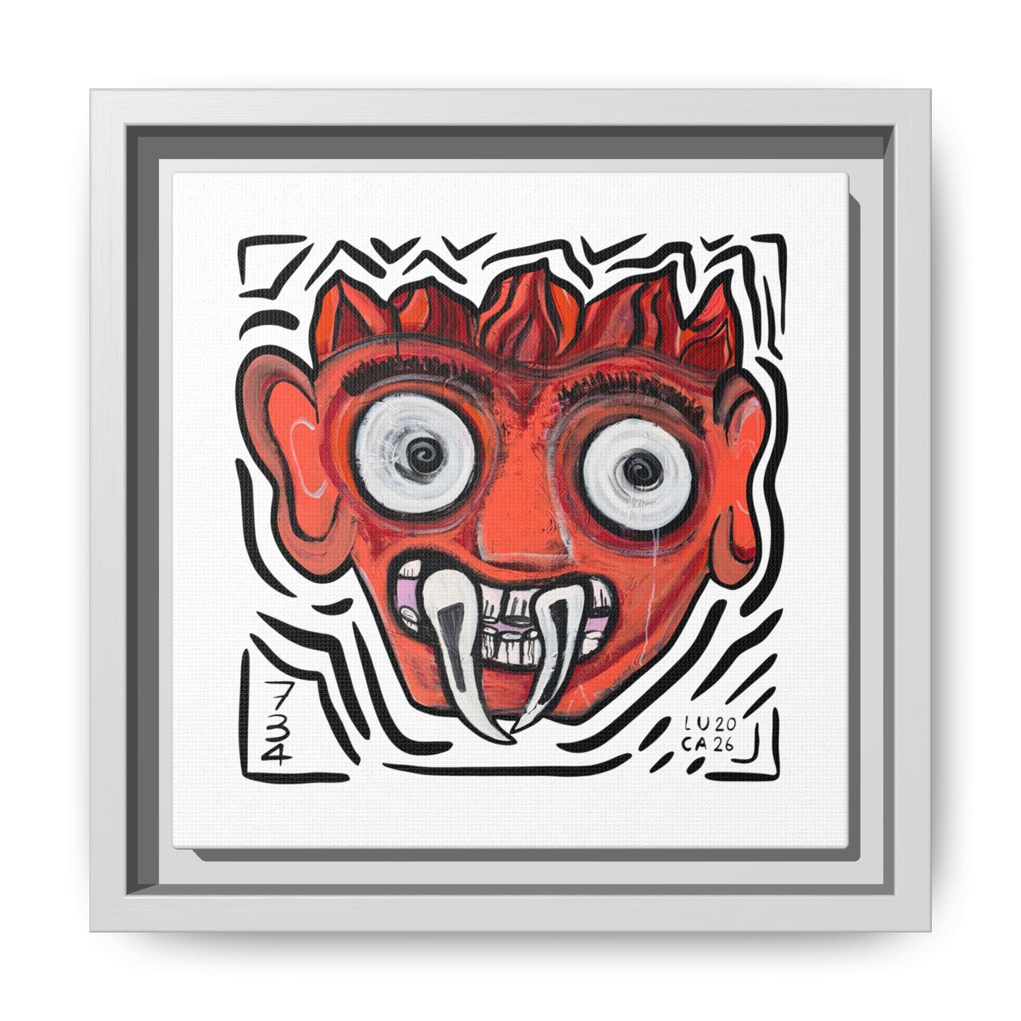 Framed Fire Guardian print