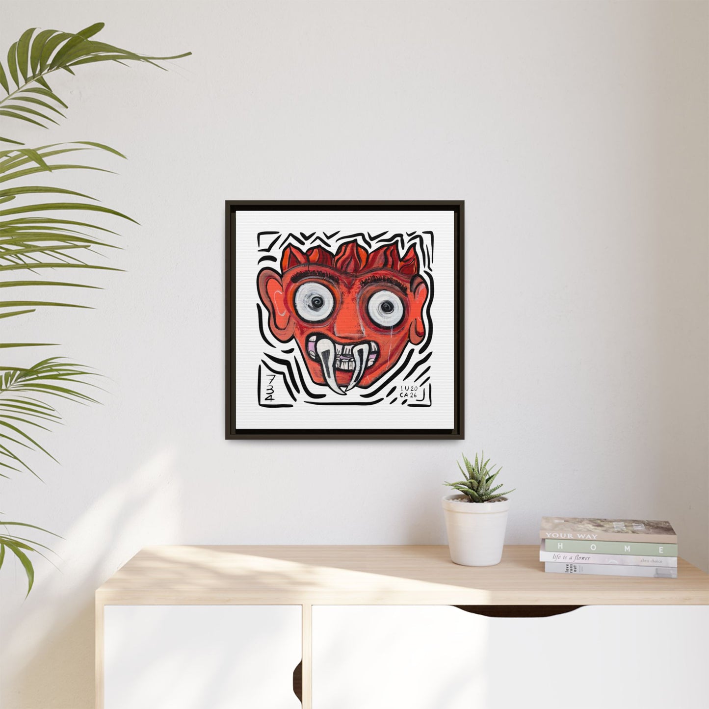 Framed Fire Guardian print