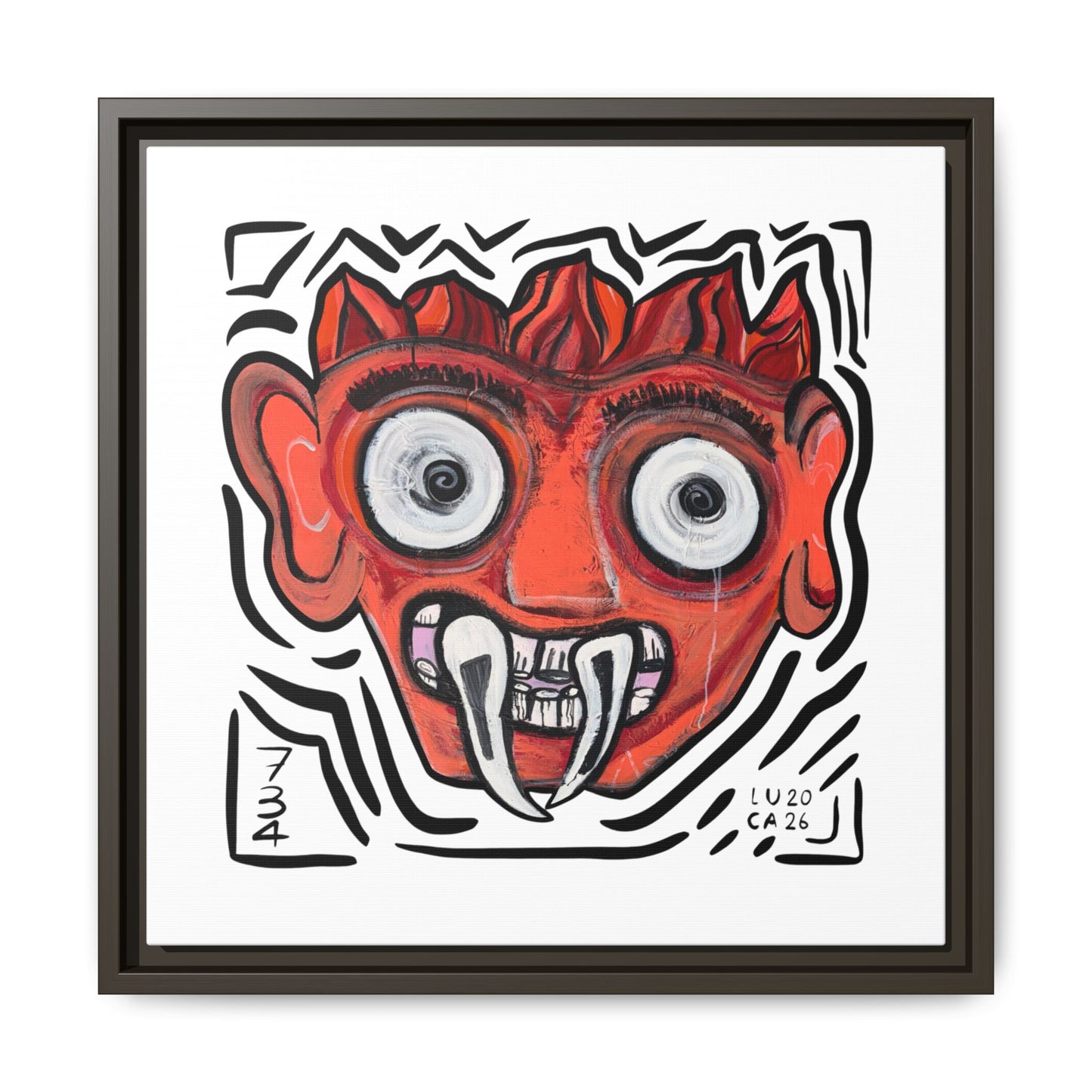 Framed Fire Guardian print