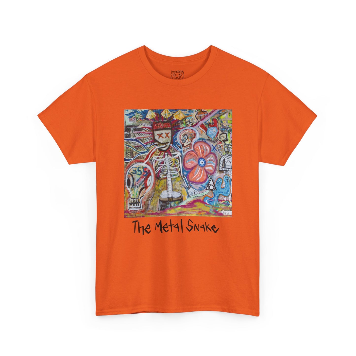 Skull & Pentagram Tee — "The Metal Snake" Graphic T-Shirt