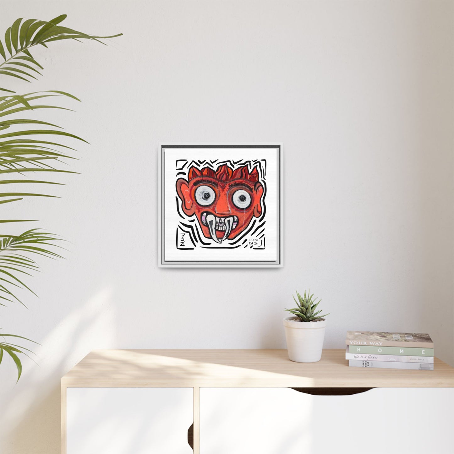 Framed Fire Guardian print