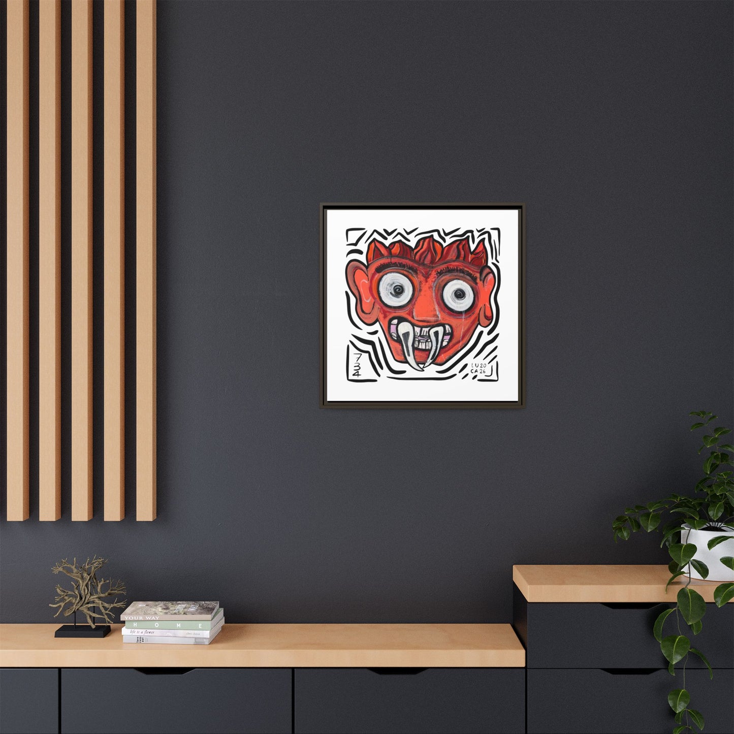 Framed Fire Guardian print