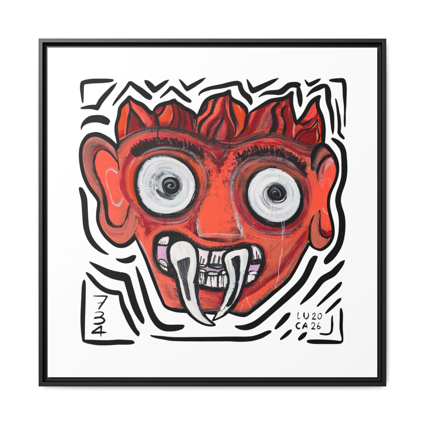 Framed Fire Guardian print
