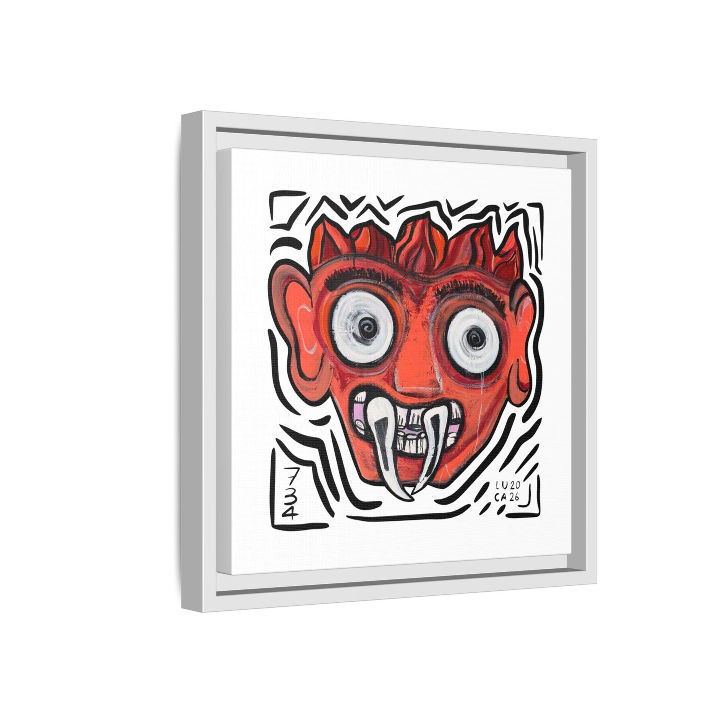 Framed Fire Guardian print