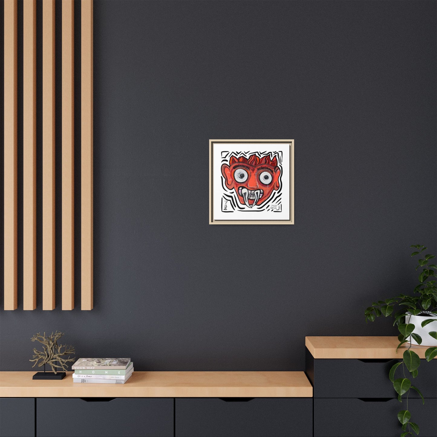Framed Fire Guardian print