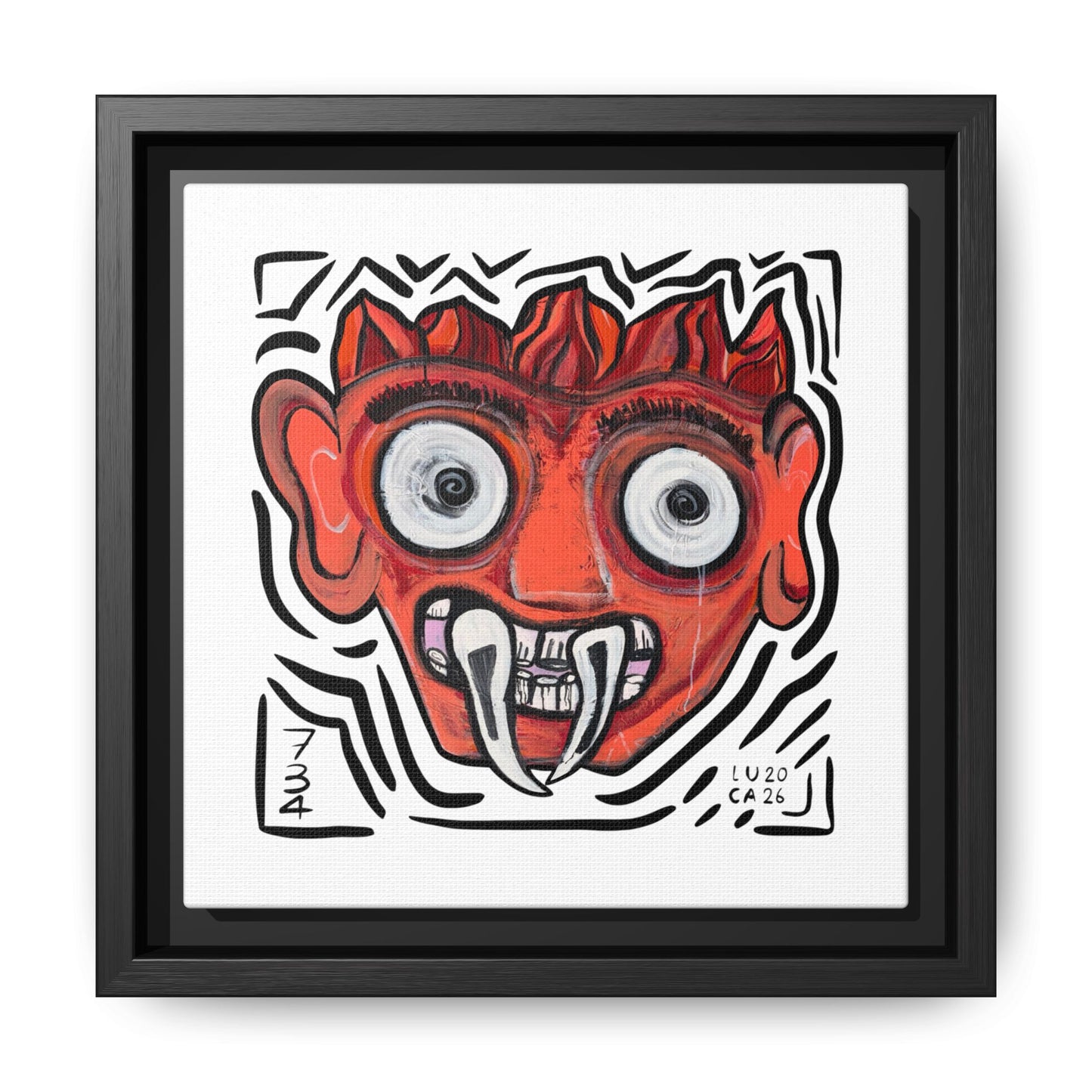 Framed Fire Guardian print
