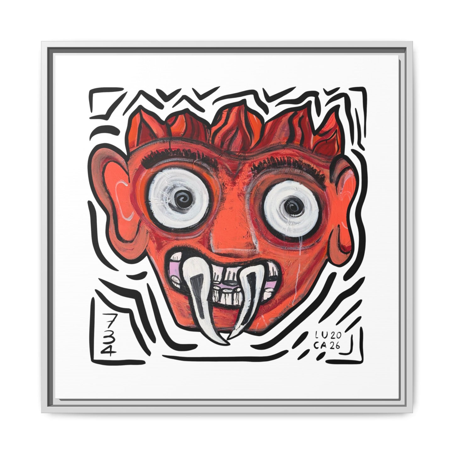 Framed Fire Guardian print