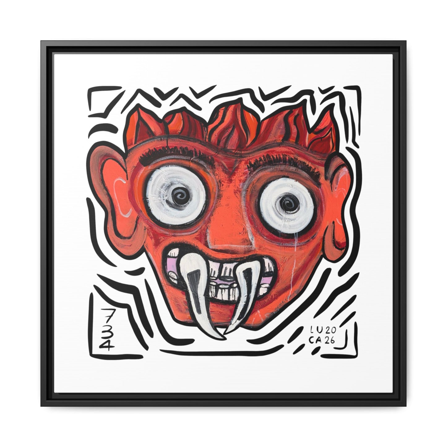 Framed Fire Guardian print