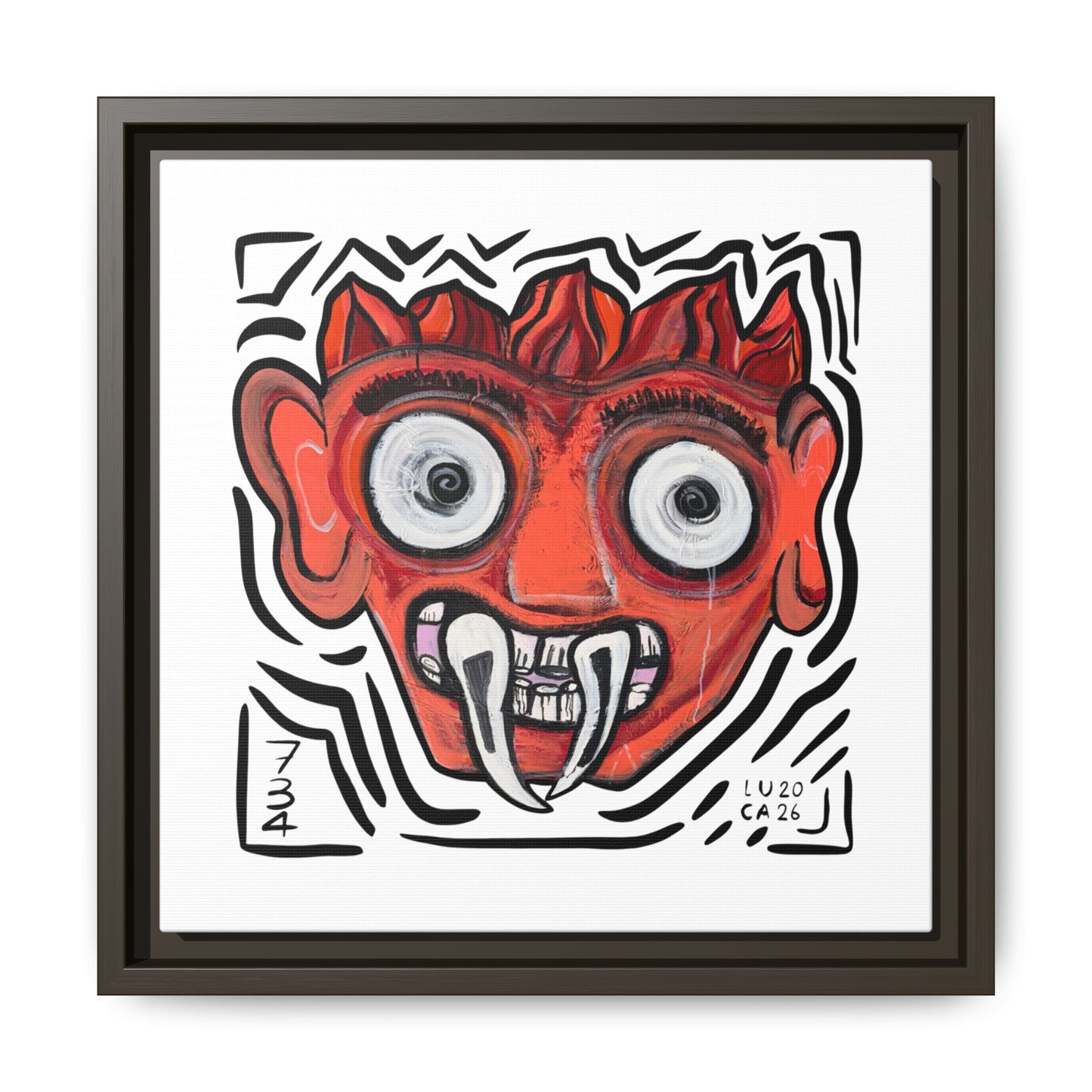 Framed Fire Guardian print