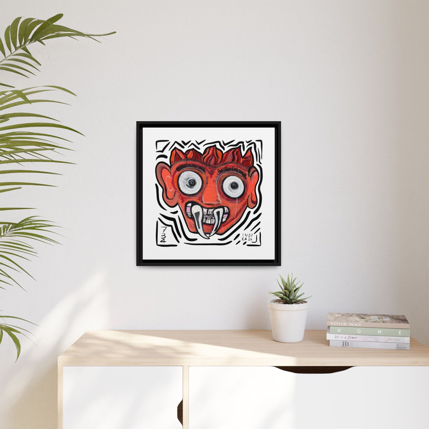 Framed Fire Guardian print