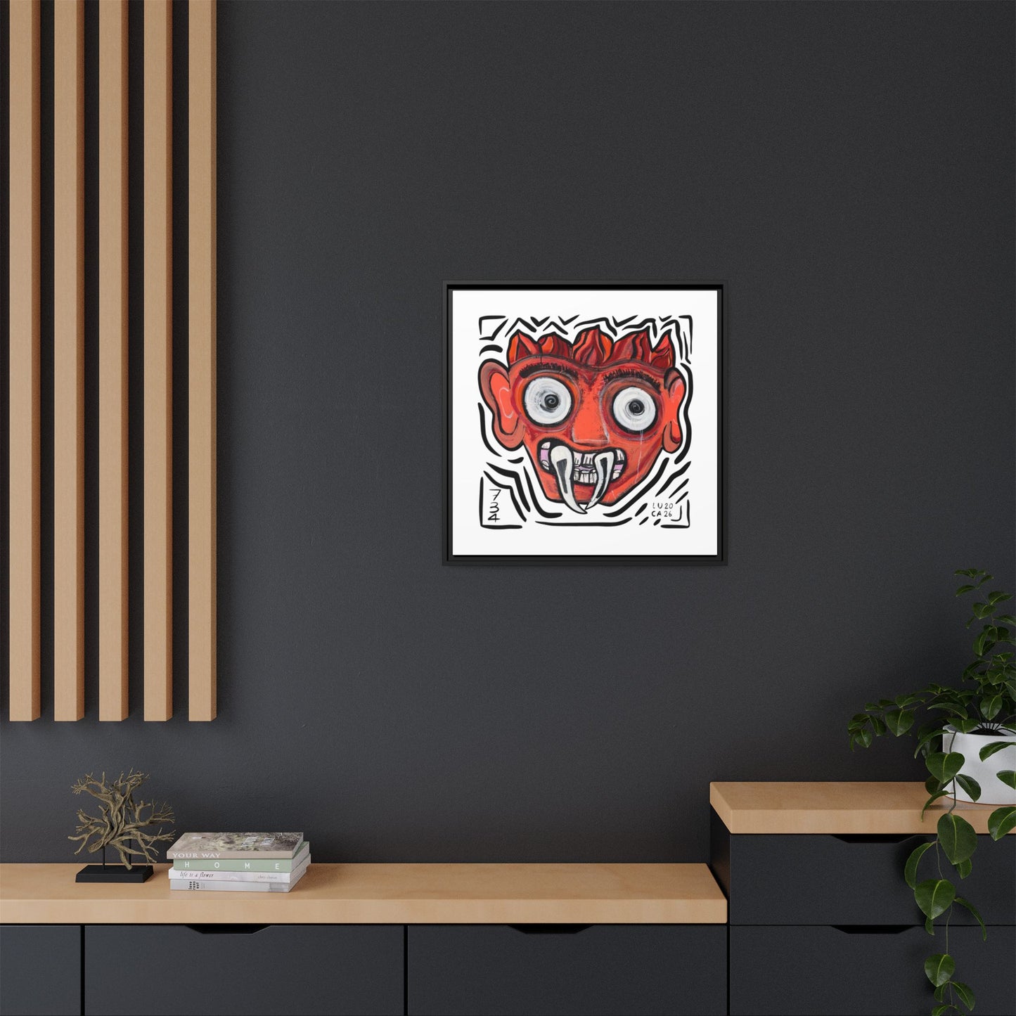 Framed Fire Guardian print