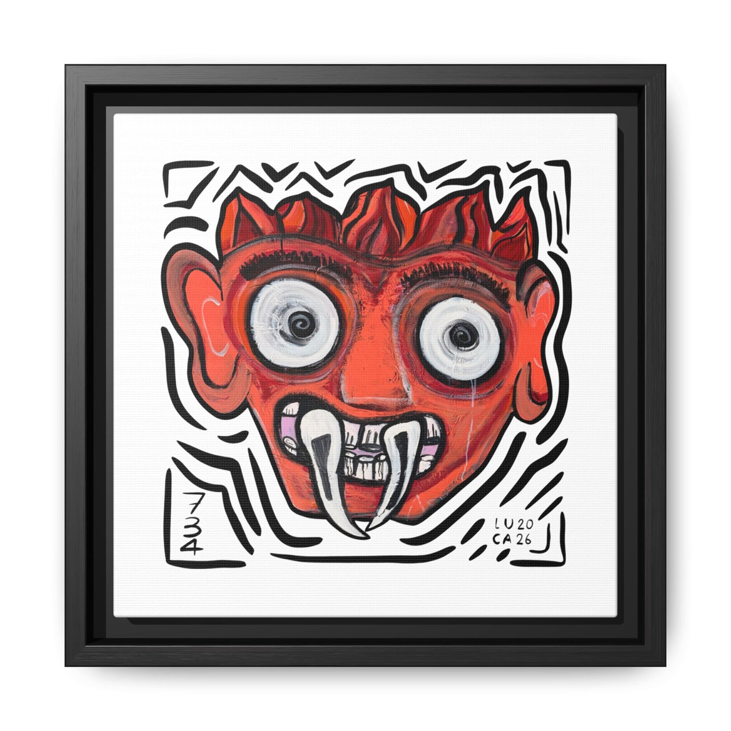 Framed Fire Guardian print