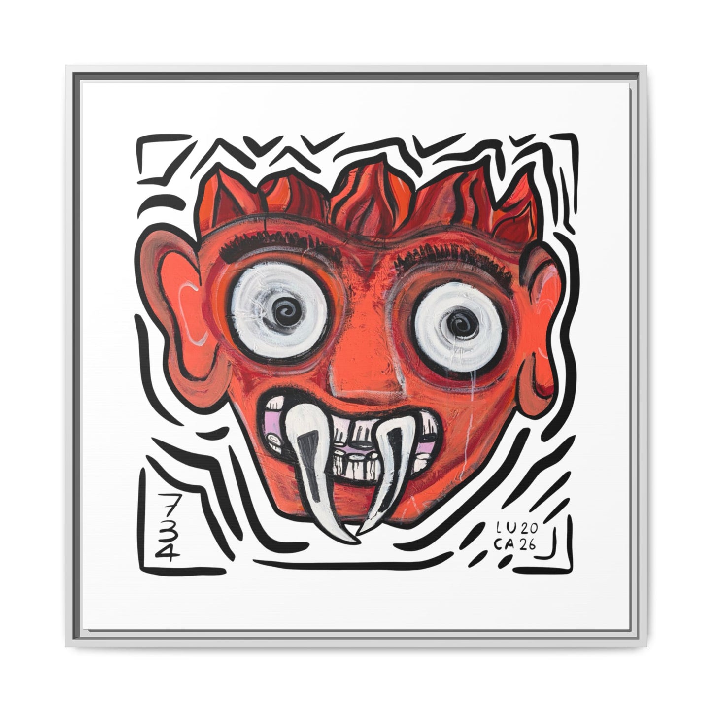 Framed Fire Guardian print
