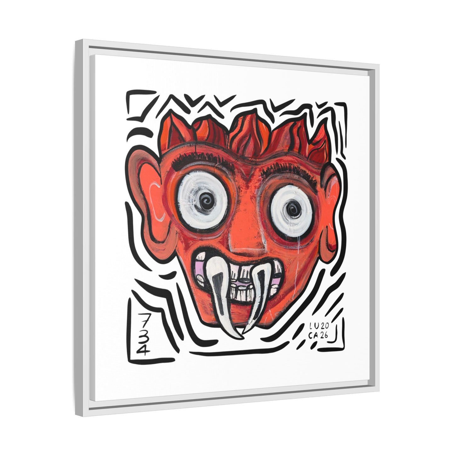 Framed Fire Guardian print