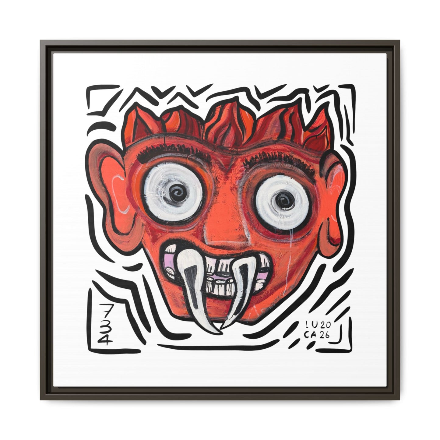 Framed Fire Guardian print