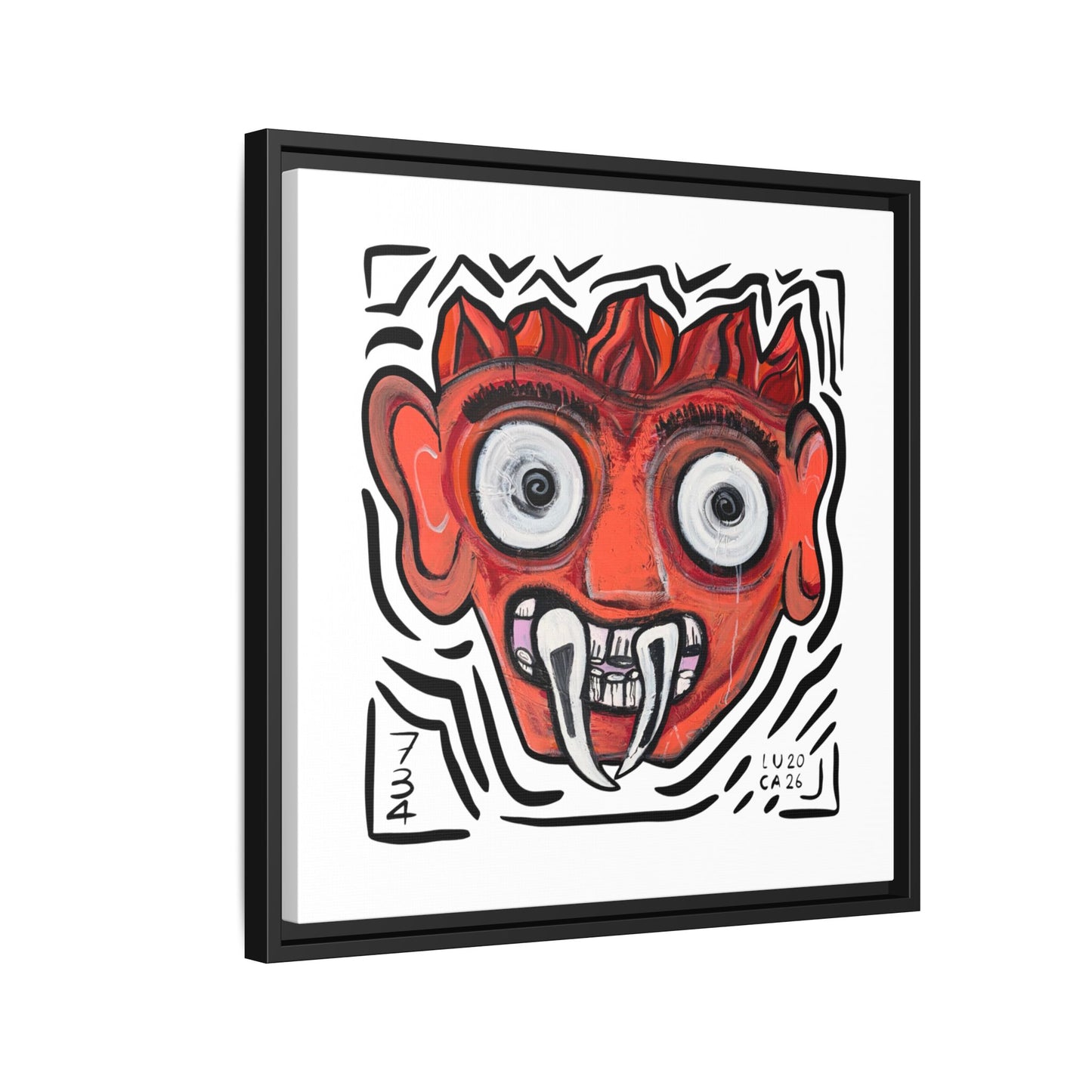 Framed Fire Guardian print
